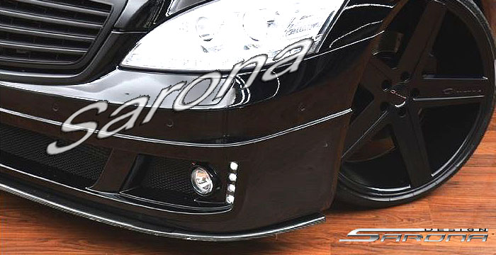 Custom Mercedes S Class  Sedan Front Bumper (2007 - 2013) - $2390.00 (Part #MB-120-FB)